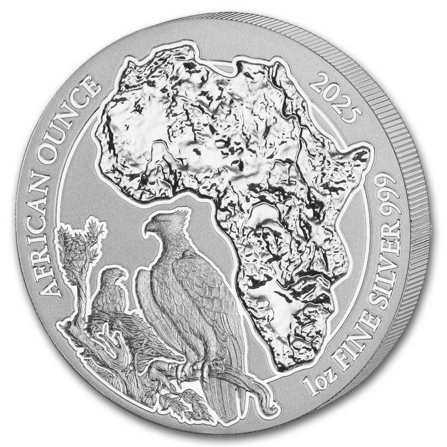 2025 Rwanda 1 oz Silver African Ounce Martial Eagle BU | eBay